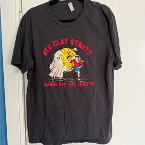 Bella Canvas Black Tee with Red and Yellow Graphic